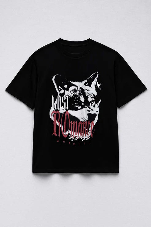 Men's Printed Crew Neck Tee Shirt