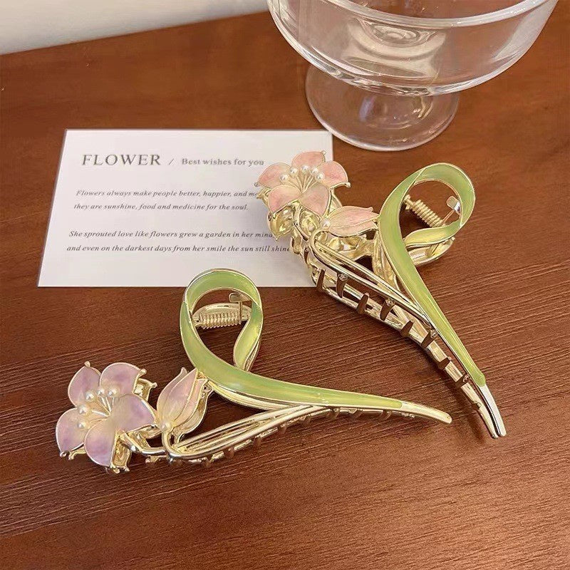 New 2025 Fashion Lily Flower Hair Clip