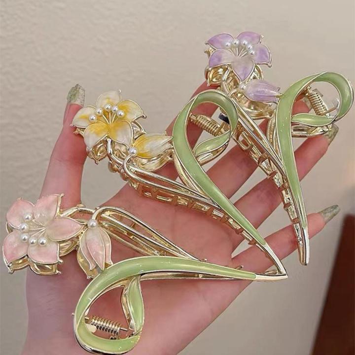 New 2025 Fashion Lily Flower Hair Clip