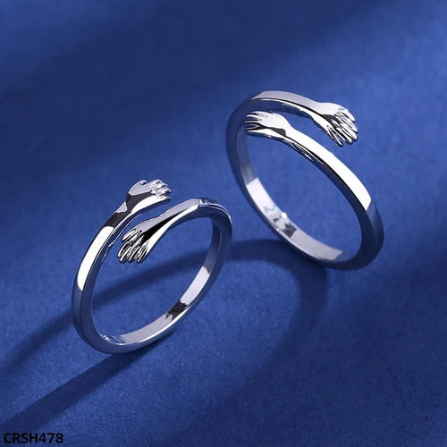 Hug Couple Ring Adjustable