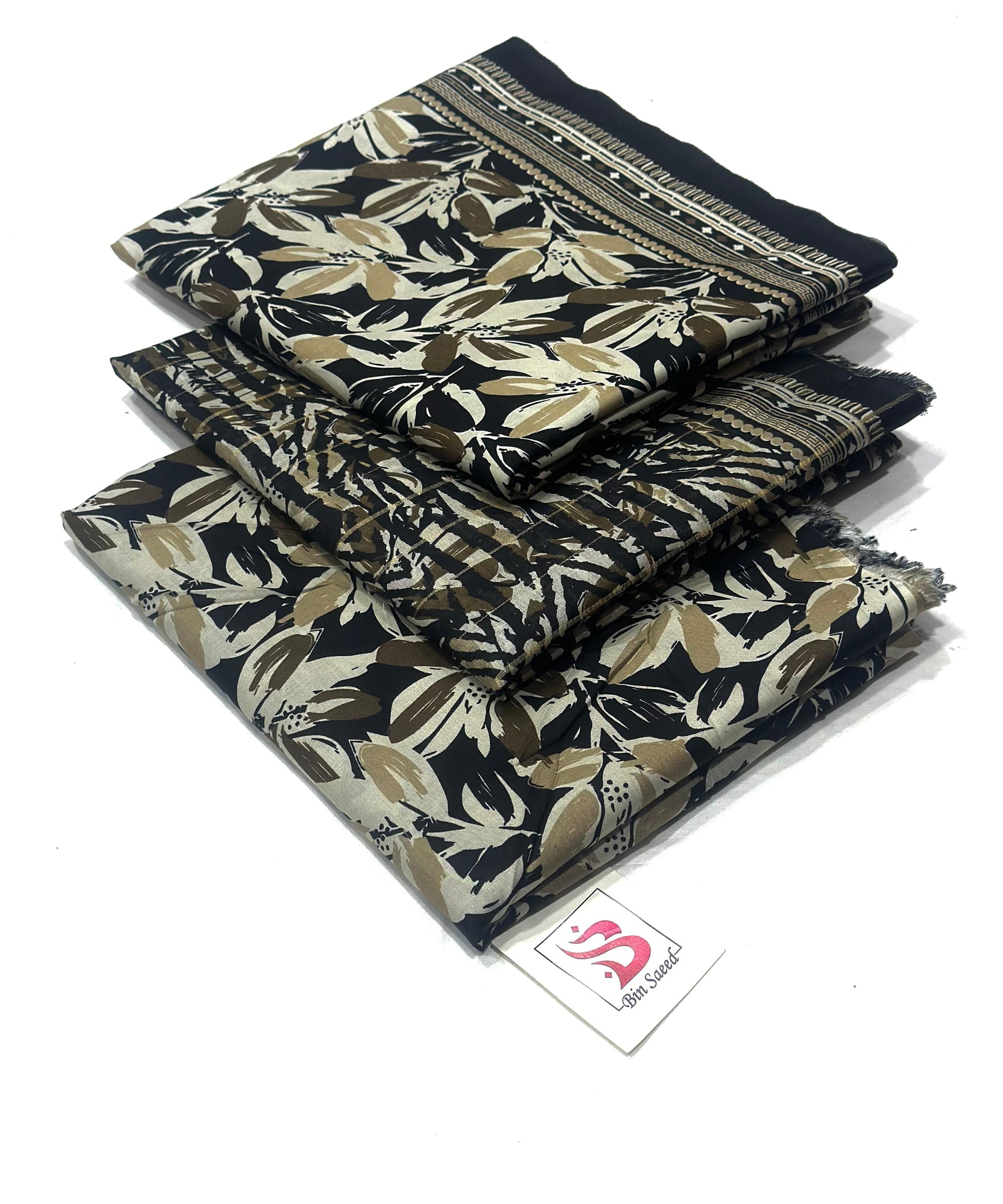 Bin Saeed 💯 Original *Printed 3pc Collection*