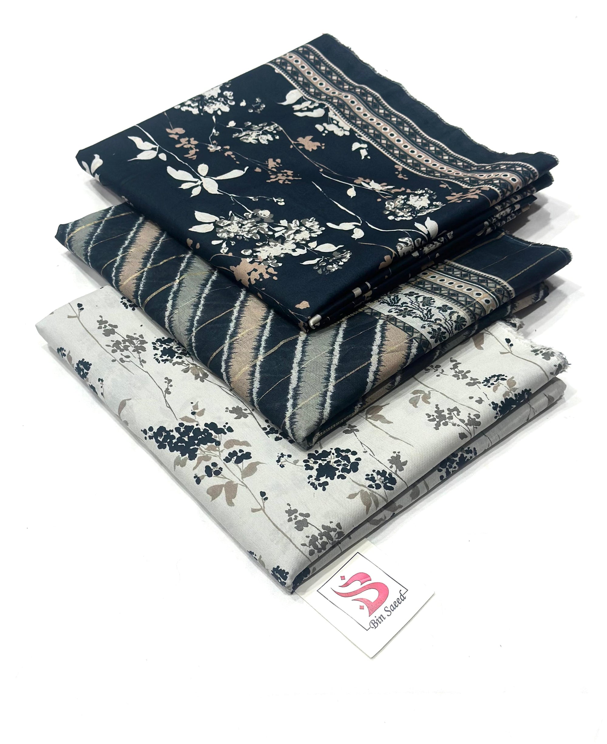 Bin Saeed 💯 Original *Printed 3pc Collection*