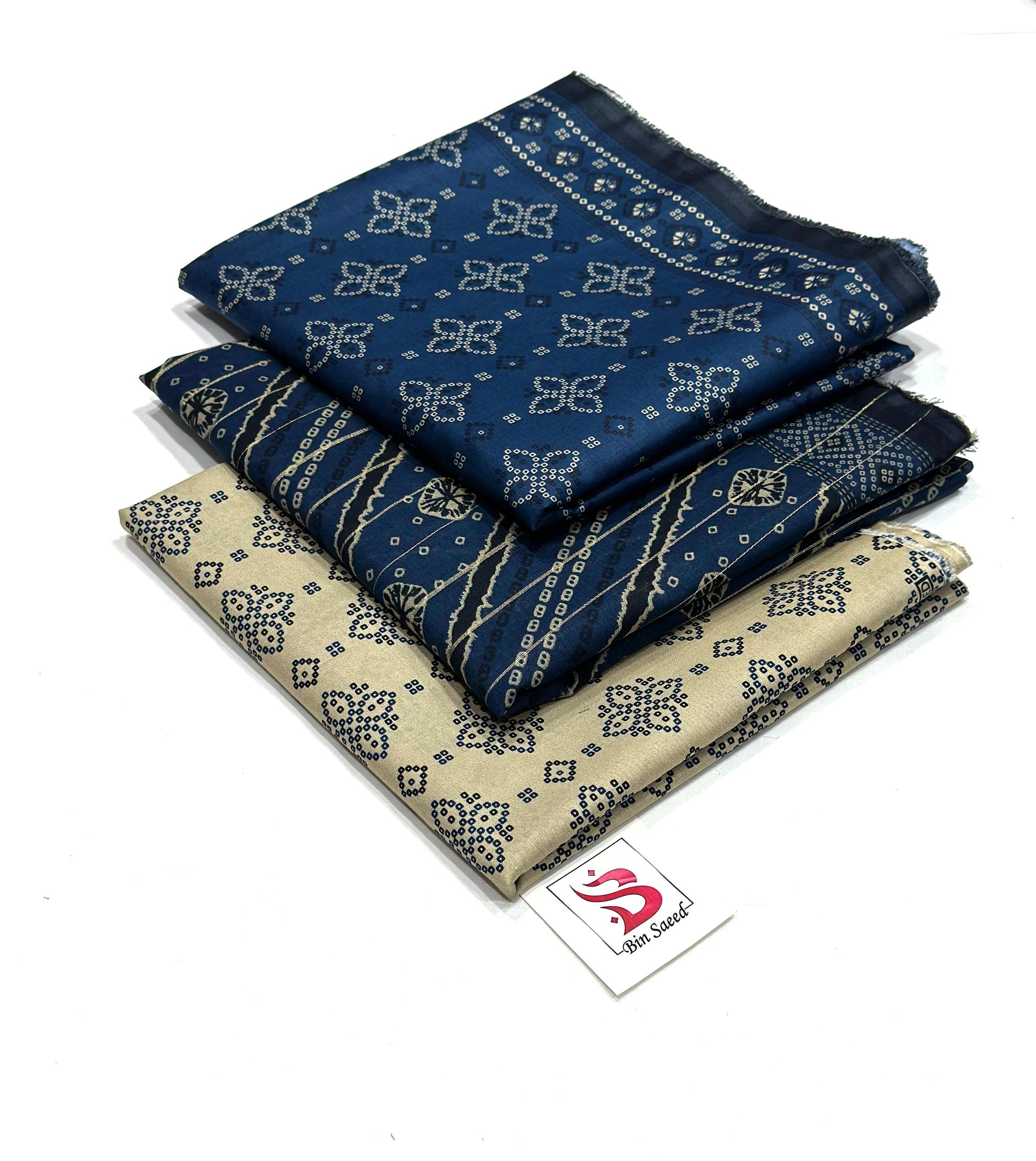 Bin Saeed 💯 Original *Printed 3pc Collection*