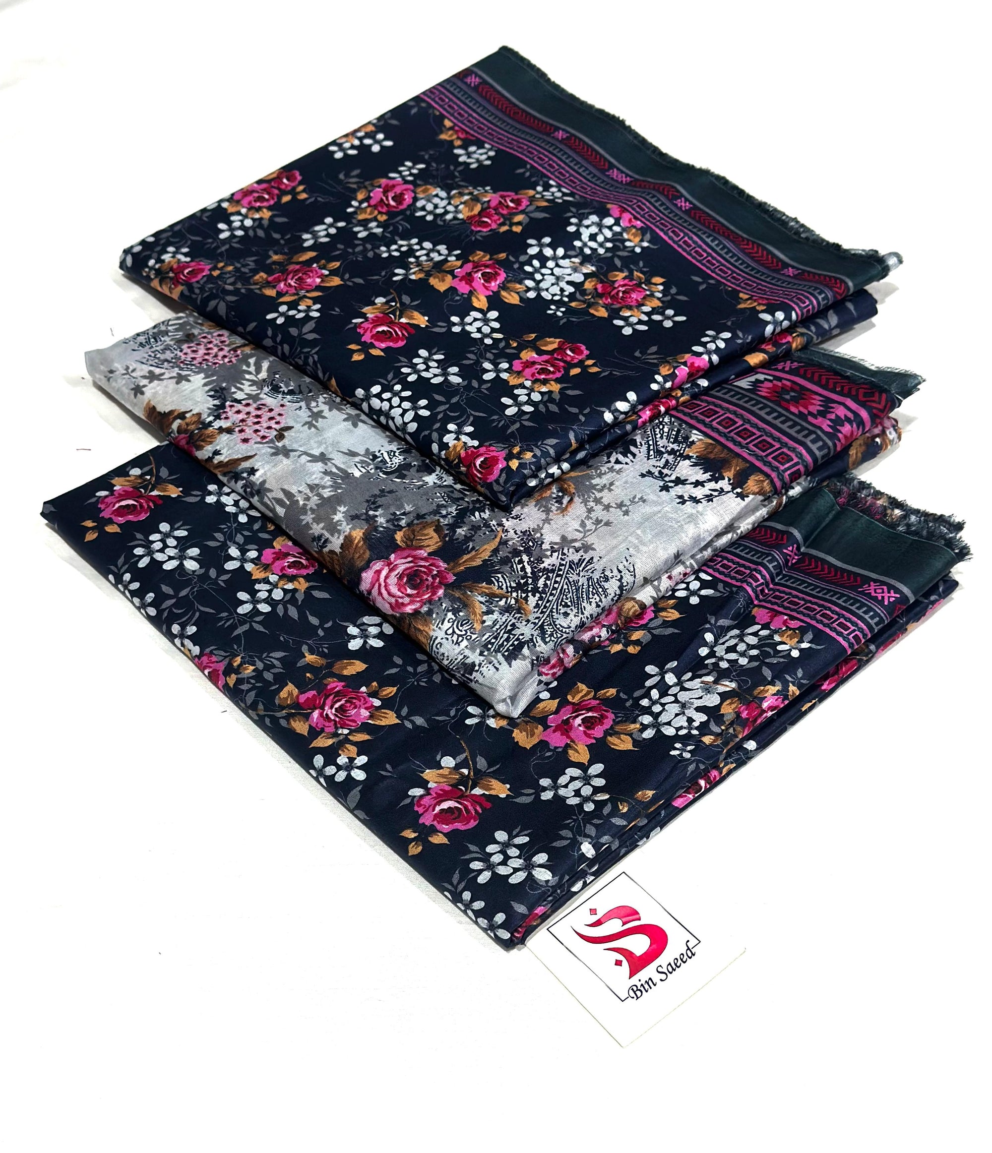 Bin Saeed 💯 Original *Printed 3pc Collection*