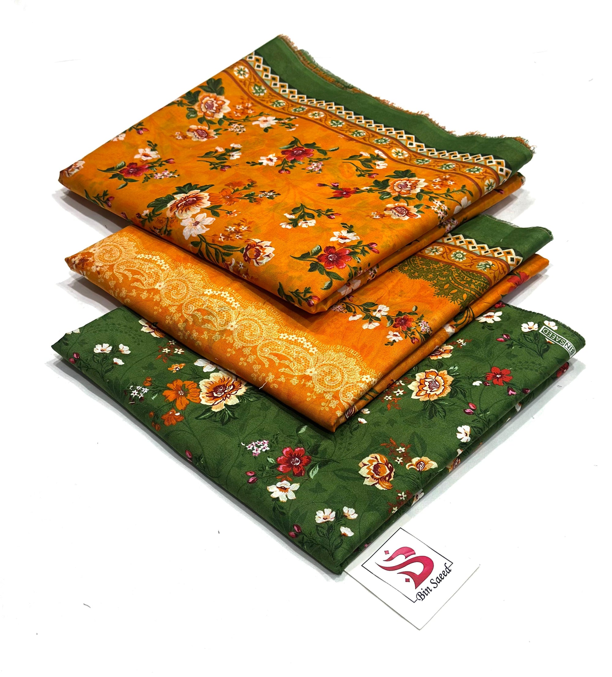Bin Saeed 💯 Original *Printed 3pc Collection*