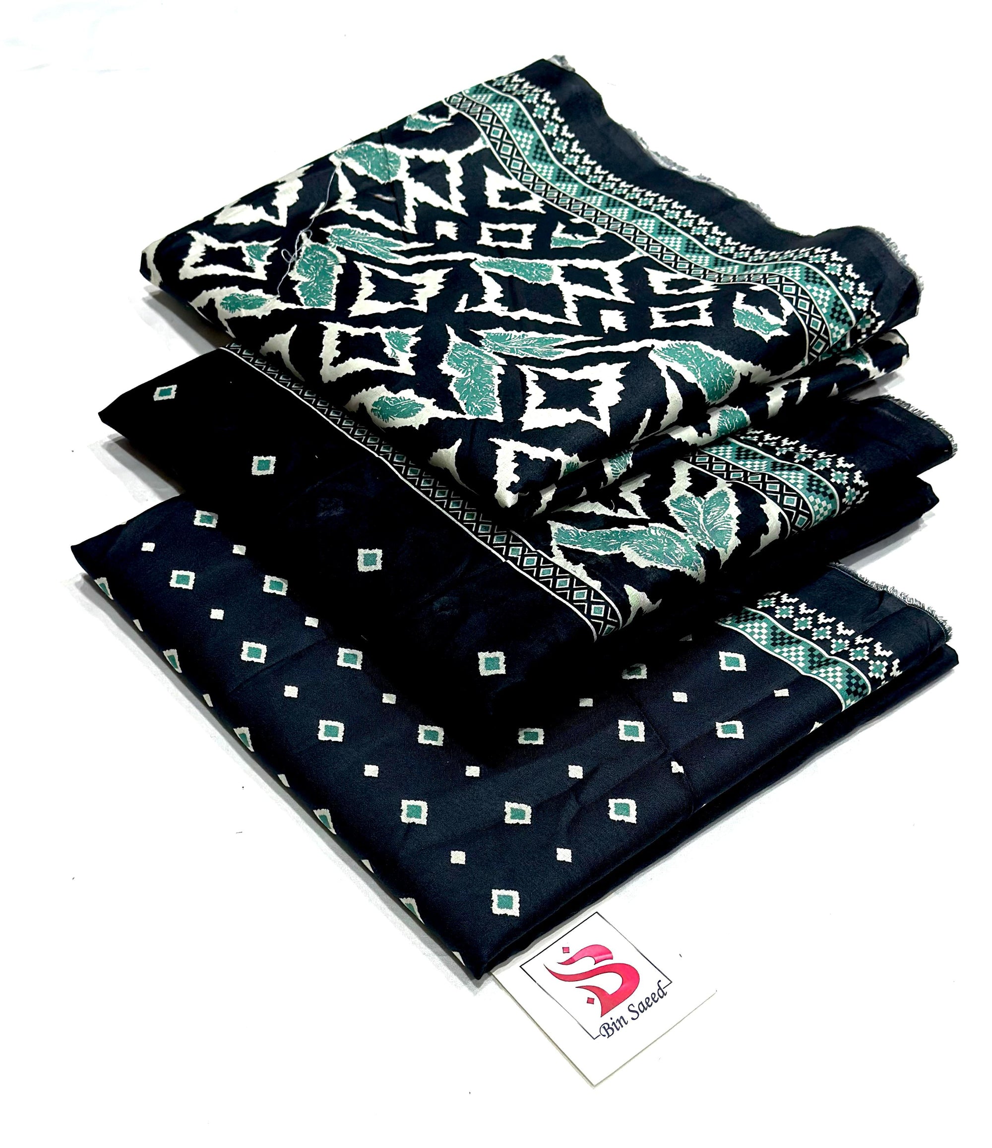 Bin Saeed 💯 Original *Printed 3pc Collection*