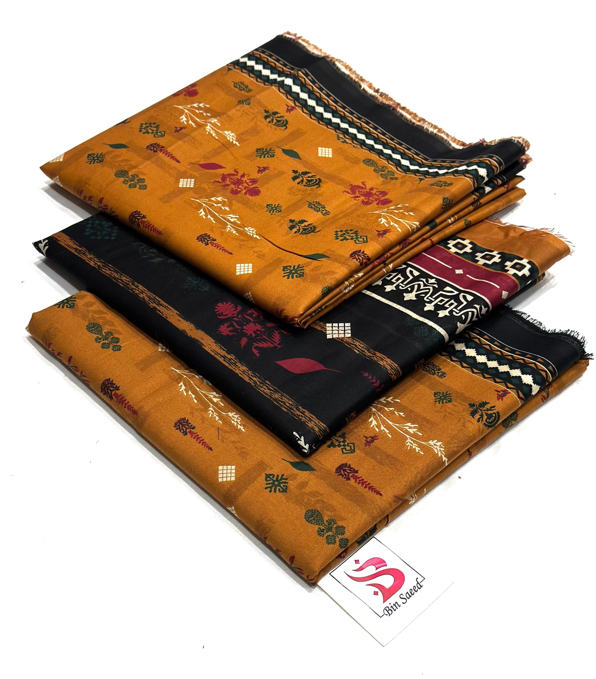 Bin Saeed 💯 Original *Printed 3pc Collection*