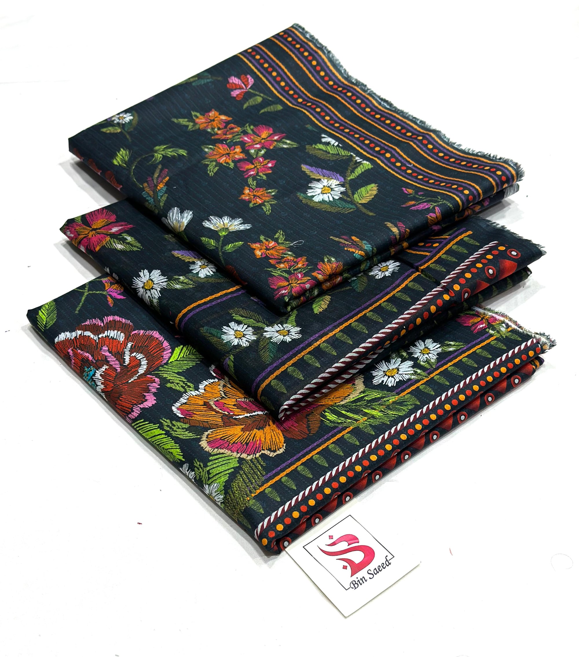 Bin Saeed 💯 Original *Printed 3pc Collection*