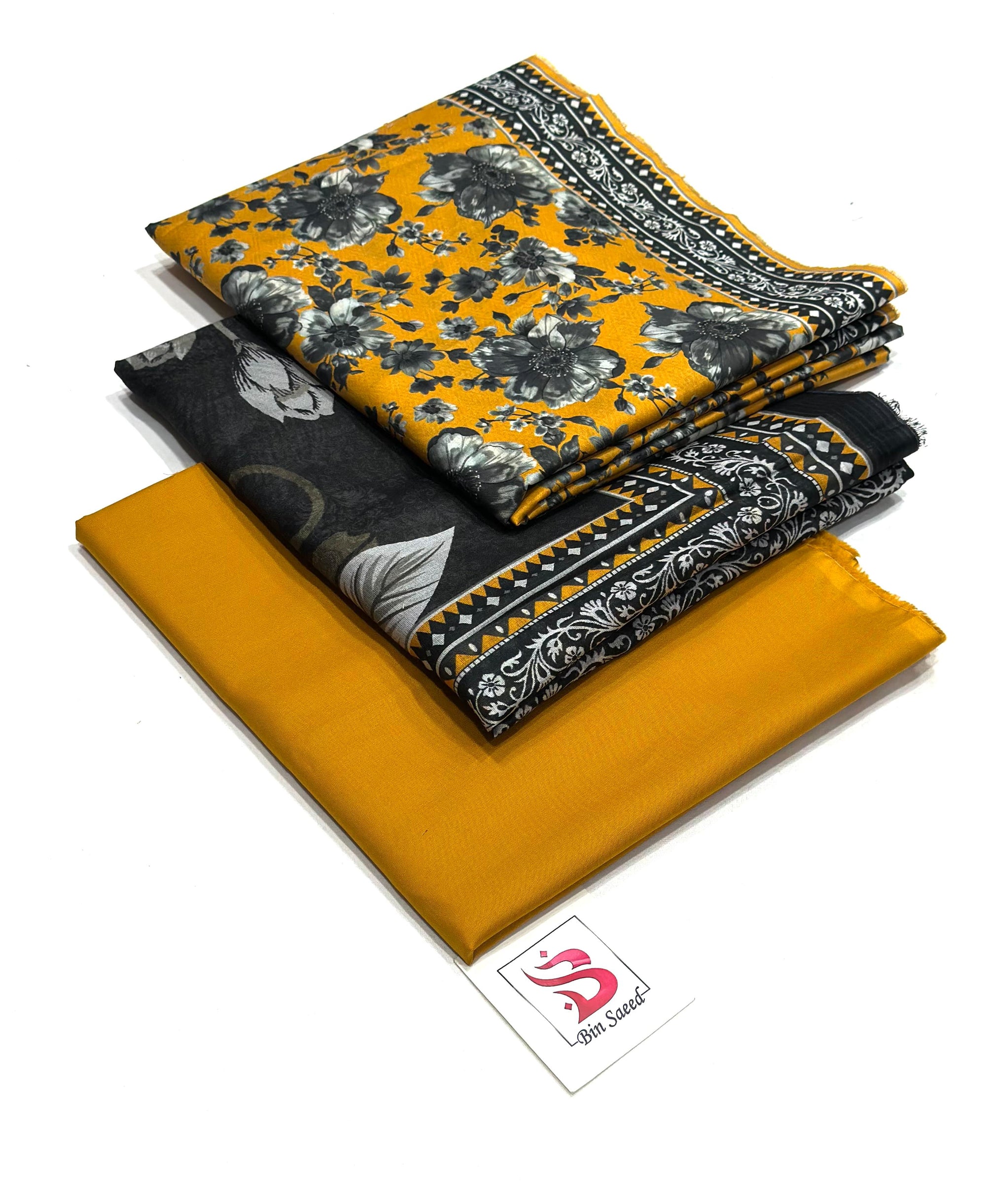 Bin Saeed 💯 Original *Printed 3pc Collection*