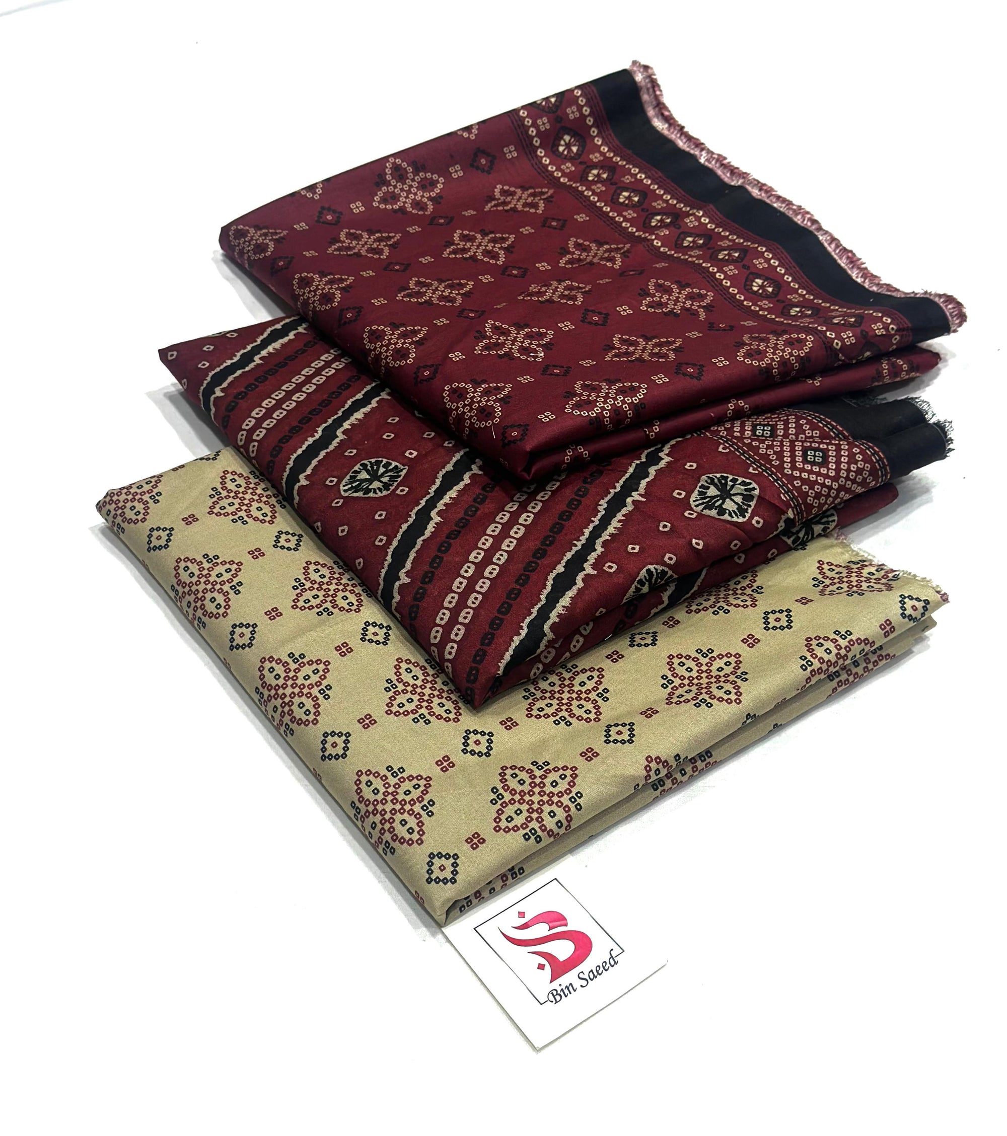 Bin Saeed 💯 Original *Printed 3pc Collection*