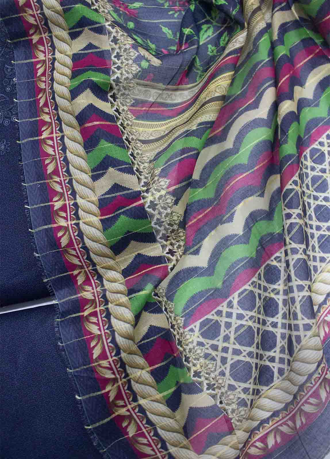 Lawn Embroidered UnStitched Suit