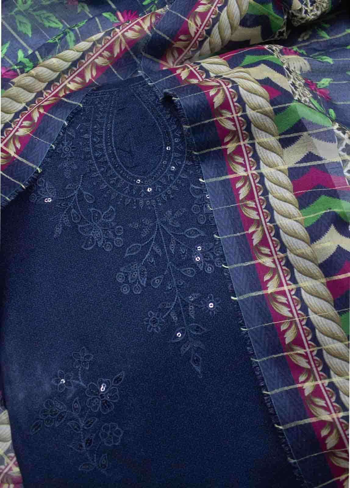 Lawn Embroidered UnStitched Suit