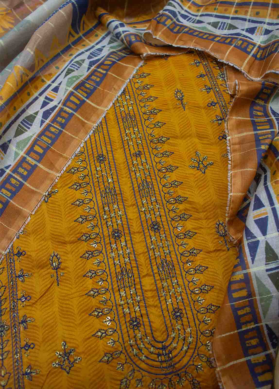 Lawn Embroidered UnStitched Suit