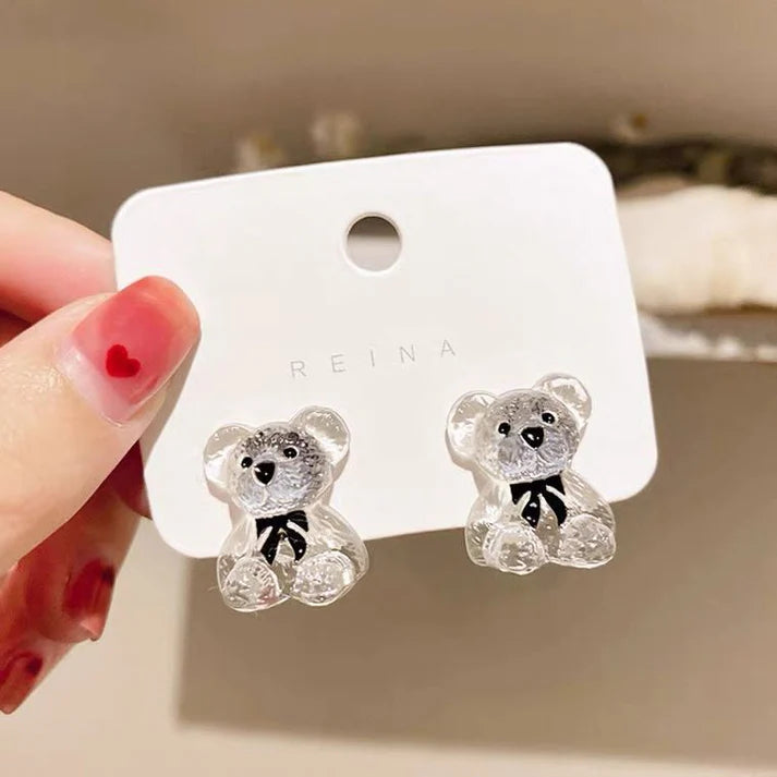 Crystal Bear - Earring