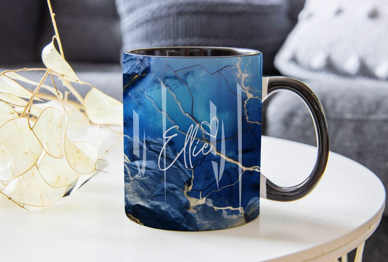 Marble Mug Customized Name