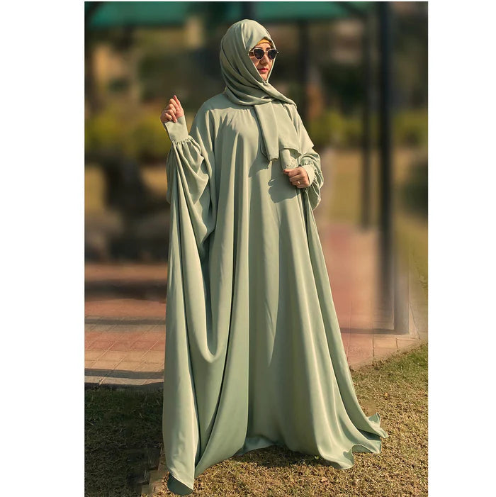 Cuff Sleeve Abaya