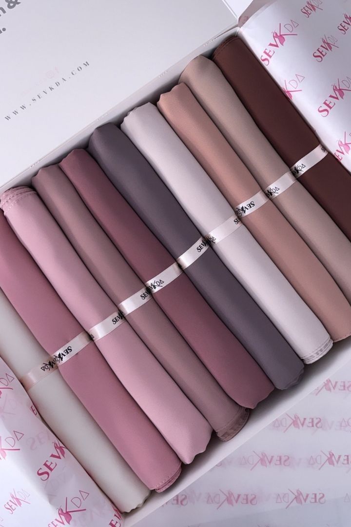 6 Chiffon Hejab Box