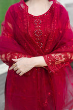 NET REDISH MAROON