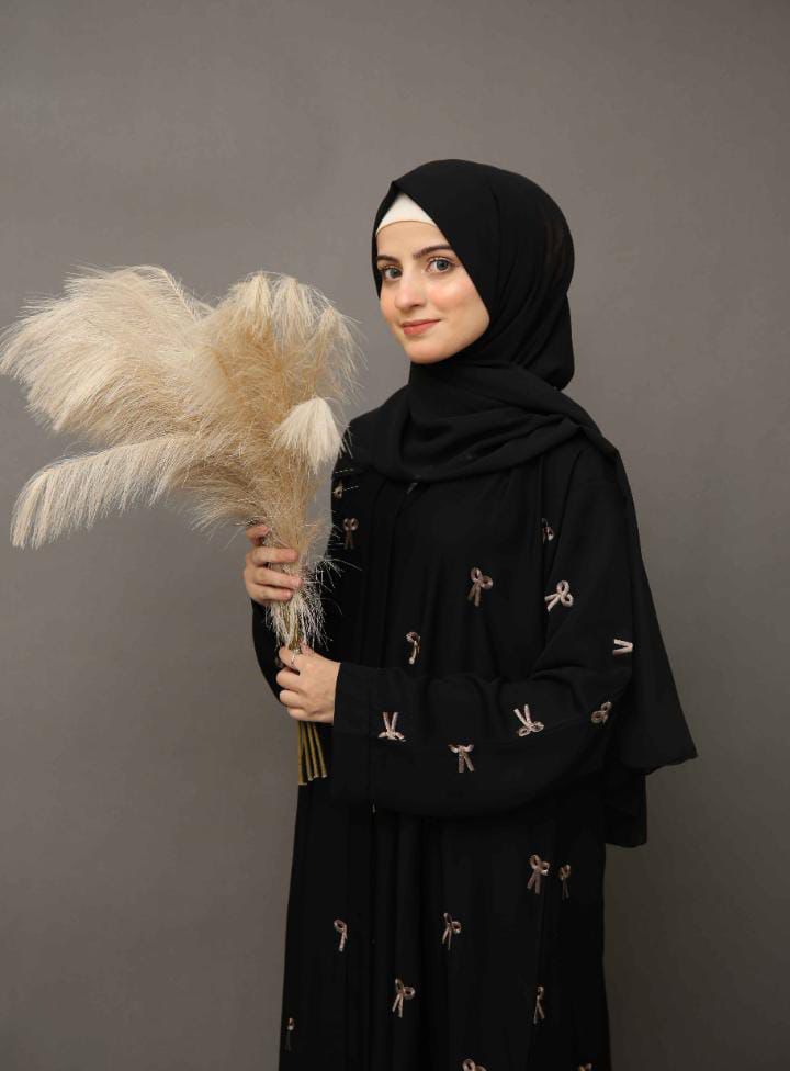Bow Abaya with Stroller