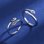 Hug Couple Ring Adjustable