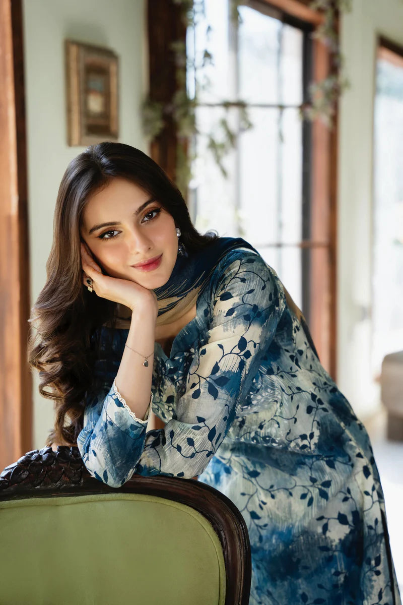3PC LAWN PRINTED STITCHED SUIT