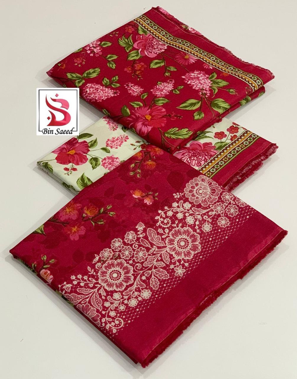 Bin Saeed 3 Piece Lawn