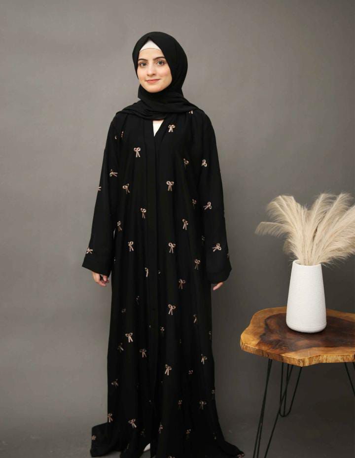 Bow Abaya with Stroller