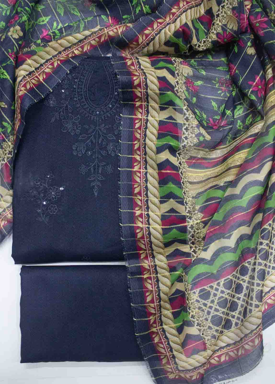 Lawn Embroidered UnStitched Suit