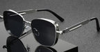 Retro Steampunk Silvery Square Metal Frame Glasses