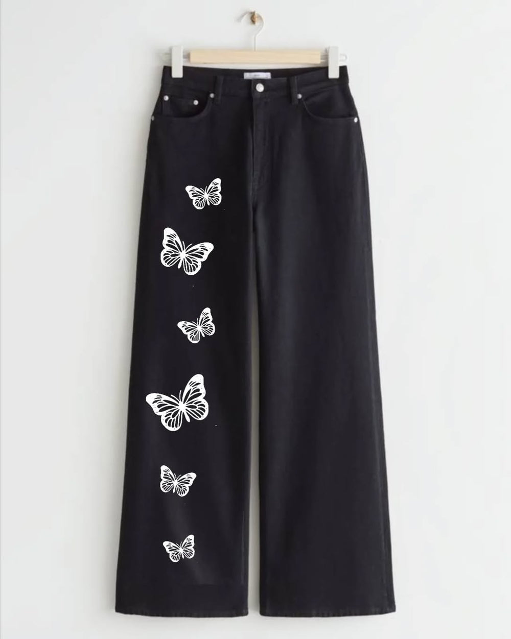 Printed jeans
