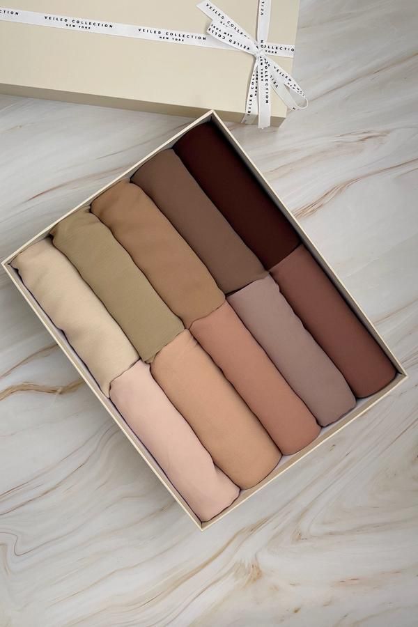 6 Chiffon Hejab Box